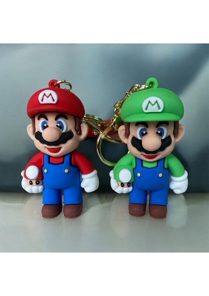 Mario ve Luigi Figürlü Anahtarlık ve Çanta Süsü fiyatları