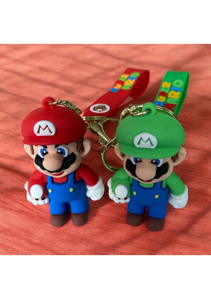 Mario ve Luigi Figürlü Anahtarlık ve Çanta Süsü modelleri