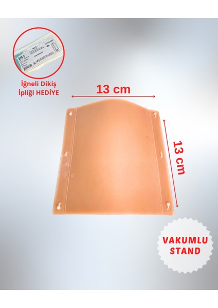Cerrahi Eğitim Dikiş Seti (7 Parça) + Vakumlu Küçük Dikiş Pedi (13X13 Cm) fiyatları