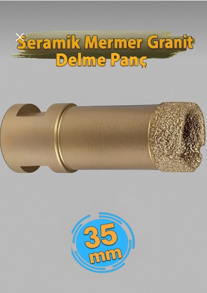M14 Vakumlu Mermer Granit Seramik Delme Panç 35 mm