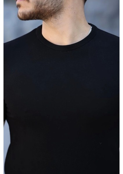 Erkek Viskon Kumaş Bisiklet Yaka Basic Tişört modelleri