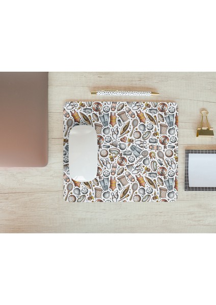 Spor Temalı Çoklu Spor Desenli Renkli Kaymaz Ofis ve Ev Kullanımı Için Mouse Pad fiyatları