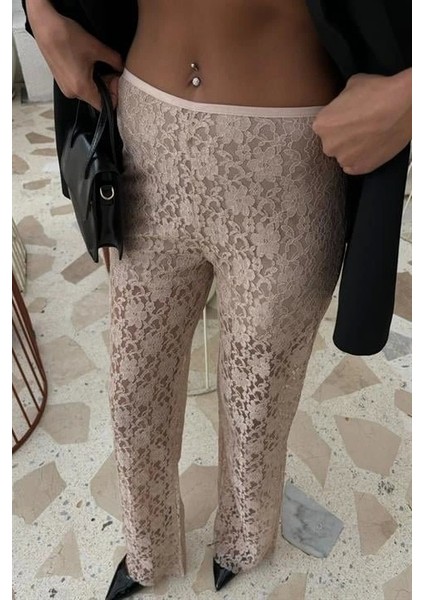 Içi Astarlı Dantel Pantolon 0081 modelleri