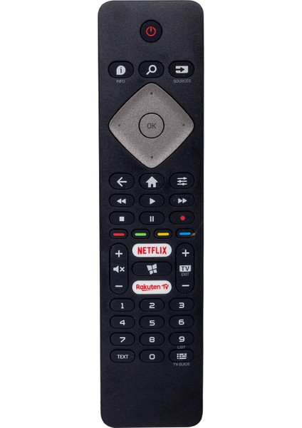 Huayu Kl Phılıps Netflıx-Rakuten Tv Tuşlu BRC0884301-01 LED Tv Kumandası (4767) - MRK5750-6629