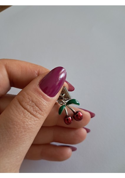 Badelis Çelik Silver Renk Kiraz Figürlü Charm modelleri