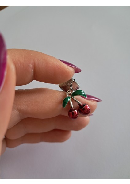 Badelis Çelik Silver Renk Kiraz Figürlü Charm fırsatları