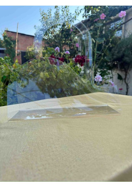 Şefffaf Çiçek Çantası (süslemeye hazır şekilde teslim)