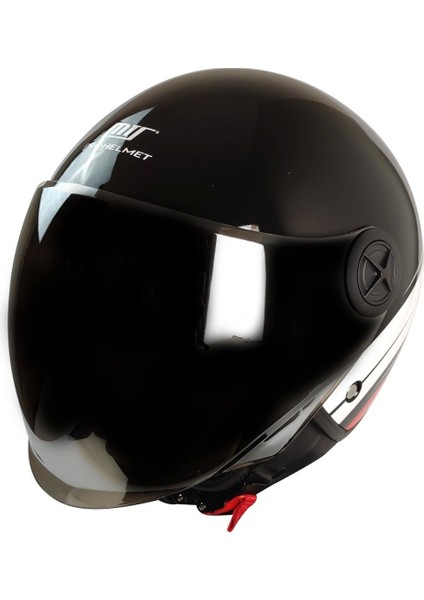 Fx 101 Yarım Kask Mat Siyah