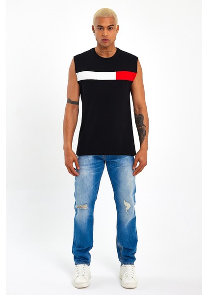 Süperlife Erkek Bisiklet Yaka Regular Fit Garnili Tişort SPR23AT346 fırsatları