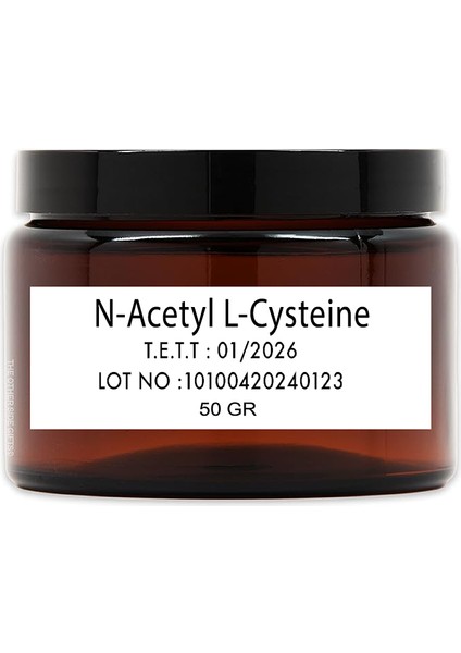 N-Acetyl L-Cysteine Saf Hammadde 50 gr