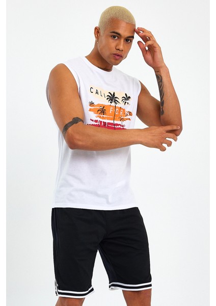 Süperlife Erkek Bisiklet Yaka Regular Fit Baskılı Tişort SPR23AT341 indirimleri