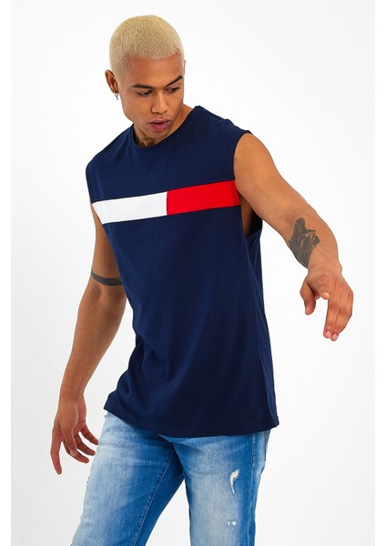 Süperlife Erkek Bisiklet Yaka Regular Fit Garnili Tişort SPR23AT346 modelleri