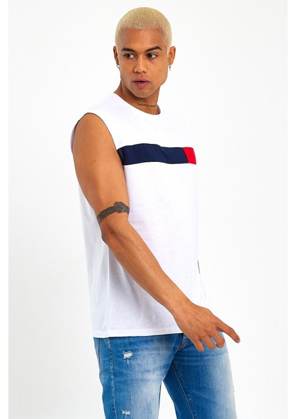 Süperlife Erkek Bisiklet Yaka Regular Fit Garnili Tişort SPR23AT346 fırsatları