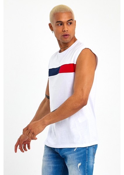 Süperlife Erkek Bisiklet Yaka Regular Fit Garnili Tişort SPR23AT346 indirimleri