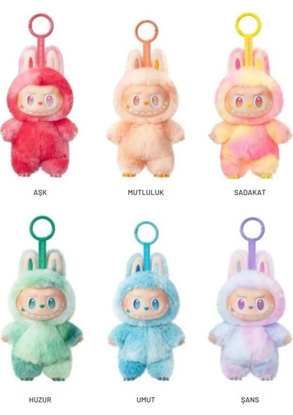 La Bubu Oyuncak Labubu Peluş Bebek Peluş Oyuncak Labubu Anahtarlık Model Oyuncak Bebek Labubu
