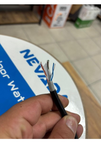 Çift Katmanlı 305 Metre 23 Awg Dış Ortam (Outdoor) Utp Cat6 Kablo fırsatları