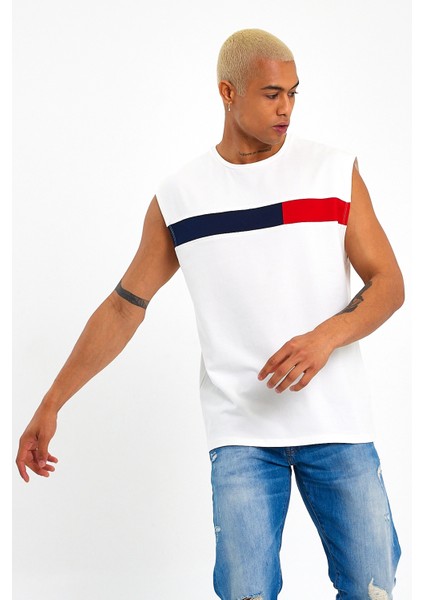 Süperlife Erkek Bisiklet Yaka Regular Fit Garnili Tişort SPR23AT346 fiyatları