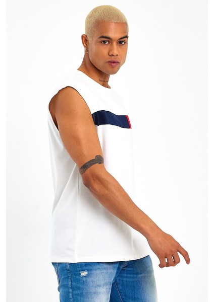 Süperlife Erkek Bisiklet Yaka Regular Fit Garnili Tişort SPR23AT346 indirimleri