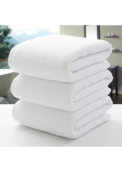 90X150 Beyaz Otel Banyo Havlusu 650GR/ADET 20/2 Çift Kat Iplikten Üretilmiştir Çift Dikiştir modelleri