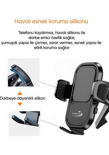 Araç Içi Kancalı Telefon Tutucu Havalandırma Peteği Için modelleri