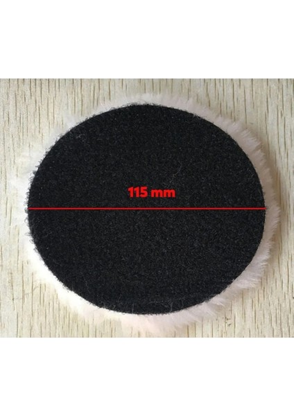 Oto Araç Araba Pasta Cila Pedi Kuzu Postu Keçesi 115 mm modelleri
