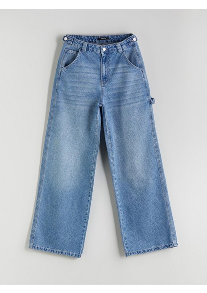 Baggy Fit Kadın Jean Pantolon (S5) indirimleri