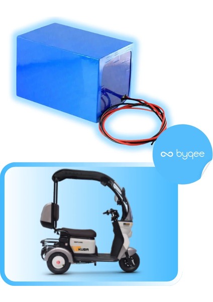 Grape 25 Max 60 Volt 32 Amper Elektrikli Motosiklet Bataryası (Lifepo4)