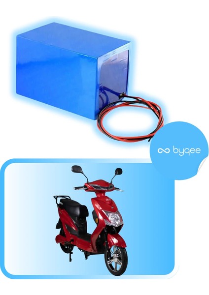 Vsx 48 Volt 22 Amper Elektrikli Motosiklet Bataryası (Lifepo4)