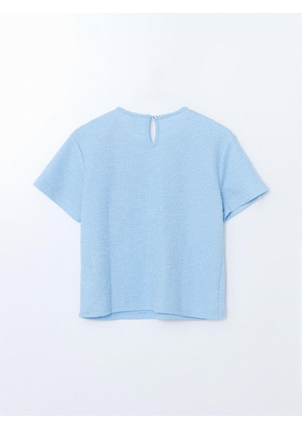 Bisiklet Yaka Kız Çocuk Tüvit Bluz ve Şort Etek (S5) fırsatları