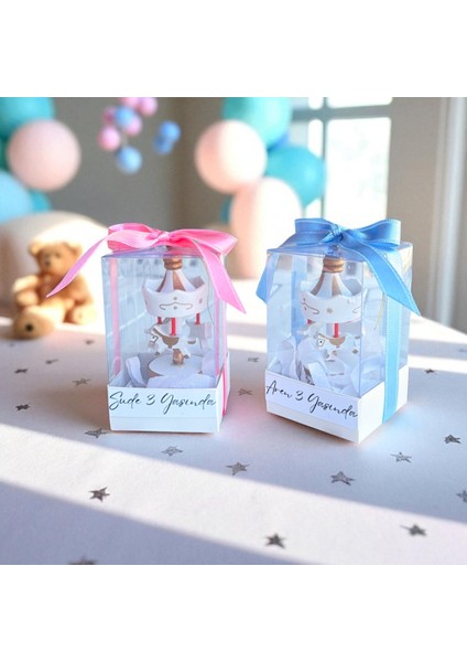 10 Adet Dik Kutulu Atlı Karınca Hoşgeldin Bebek Hediyelik