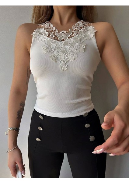 Kadın Ottoman Kumaş Dantel Detaylı Bluz fiyatları