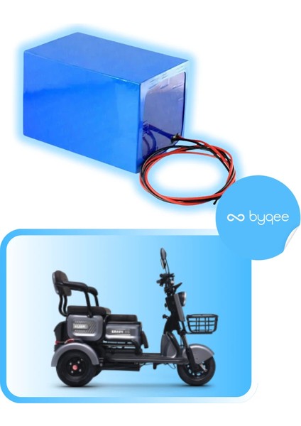 Grape 15 60 Volt 32 Amper Elektrikli Motosiklet Bataryası (Lifepo4)