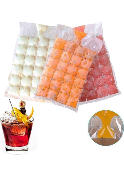 2 Paket 480 Adet Buz Küpü, Buz Torbası