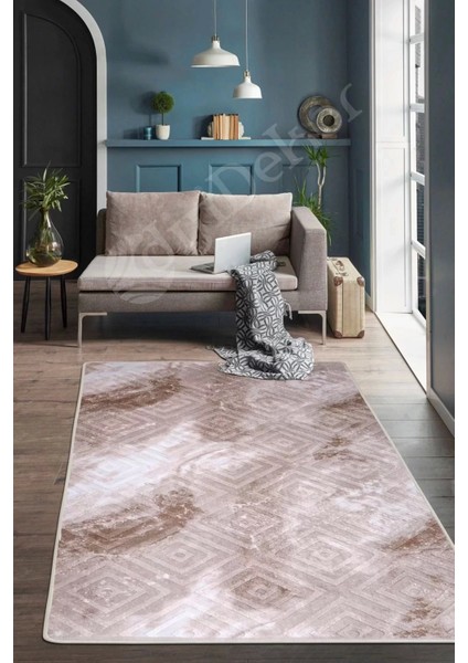 Halı Devetüyü Cool Karo Yıkanabilir Kesme Ince Yolluk Kilim Salon Halısı Modelleri