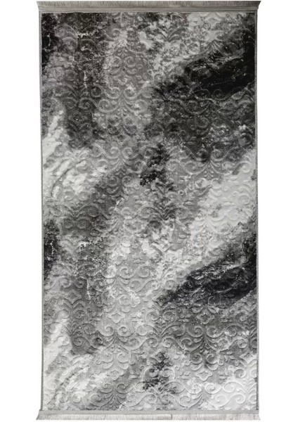 Halı Antrasit Cool Yıkanabilir Saçaklı Kaymaz Delüxe Yolluk Kilim Salon Halısı Modelleri fiyatları