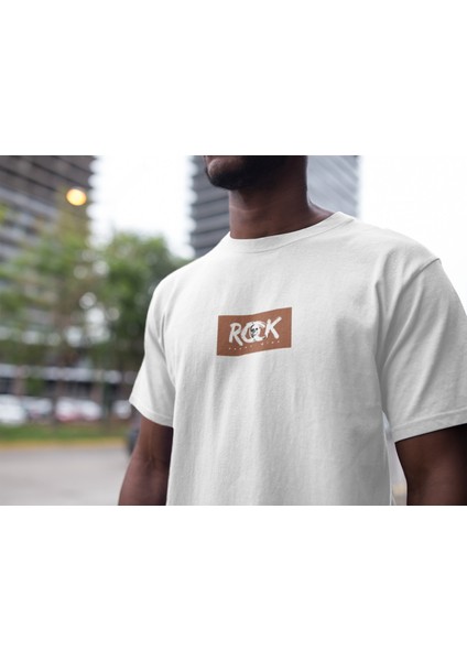 Zuno Erkek Slimfit Rock Baskılı T-Shirt