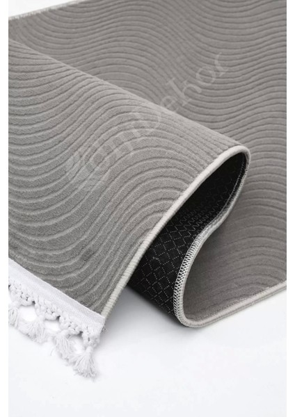 Halı Cool Gri Sahra Kaymaz Yıkanabilir Saçaklı Kaymaz Yolluk Kilim Salon Halısı Modelleri fırsatları