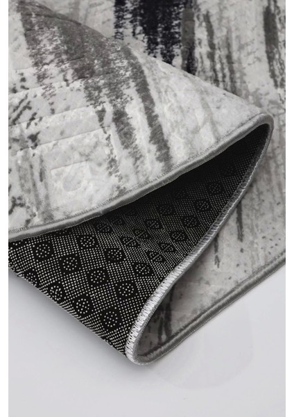 Halı Siyah Cool Karo Yıkanabilir Oval Kesme Ince Yolluk Kilim Salon Halısı Modelleri fırsatları