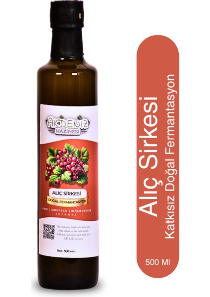 Alıç Sirkesi Doğal Fermantasyon Katkısız 500 ml