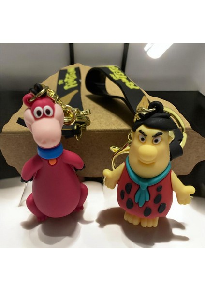 Fred Çakmaktaş ve Dino Figürlü Anahtarlık & Çanta Süsü modelleri