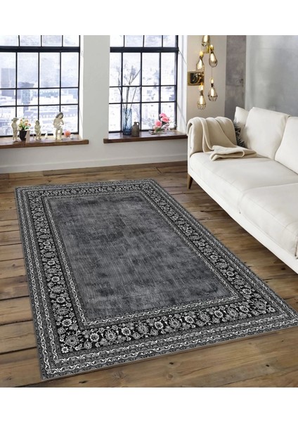 Işıltı Koleksiyonu MODEL161 Süngerli Dijital Baskılı Saçaksız Mutfak Halısı Yolluk