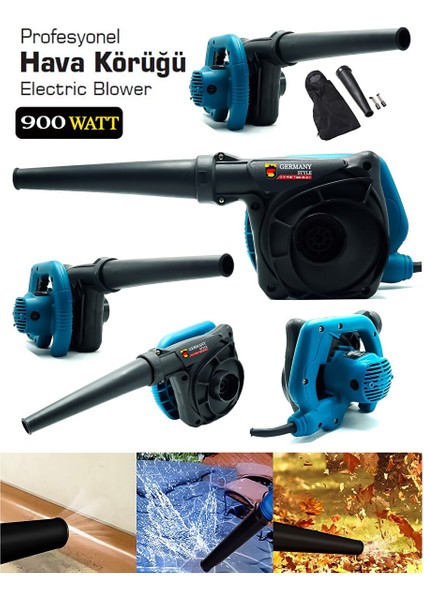 Profesyonel 900 Watt Hava Üfleme Körüğü Makinesi