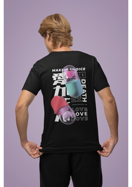 Zuno Erkek Slimfit Choice Baskılı T-Shirt