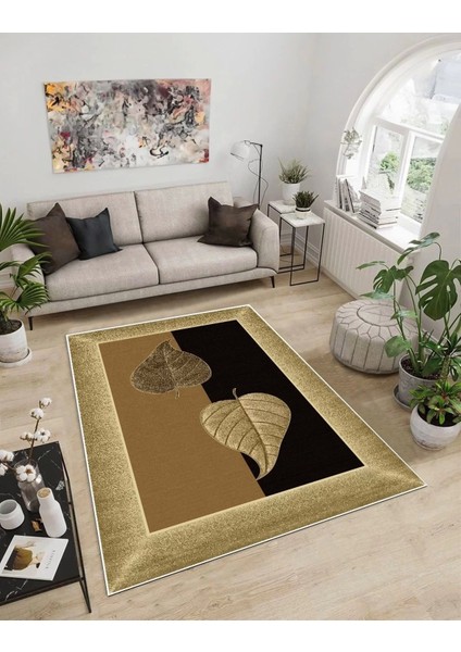 Işıltı Koleksiyonu MODEL84 Süngerli Dijital Baskılı Saçaksız Mutfak Halısı Yolluk