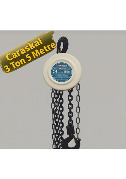 Yük Kaldırma Zincirli Caraskal 3 Ton 5 Metre