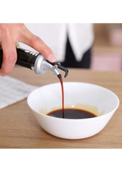 3 Adet Kapaklı Şişe Ucu Servis Aparatı Damlalık Yağdanlık Tıpa Tapa Mantar modelleri