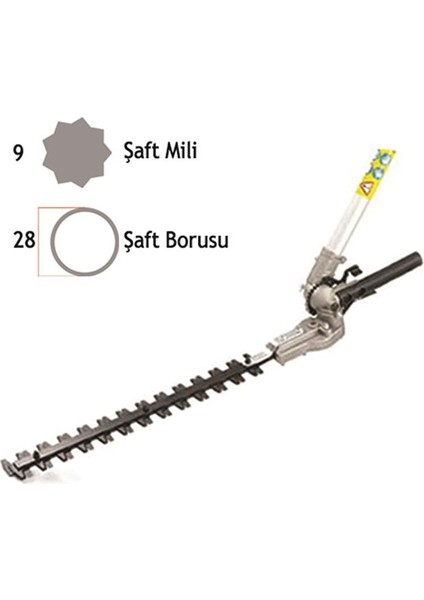 Tirpan Ucu Çi̇t Budama Aparati Tüm Modellere Uygun - 28 mm 9 Di̇ş fiyatları