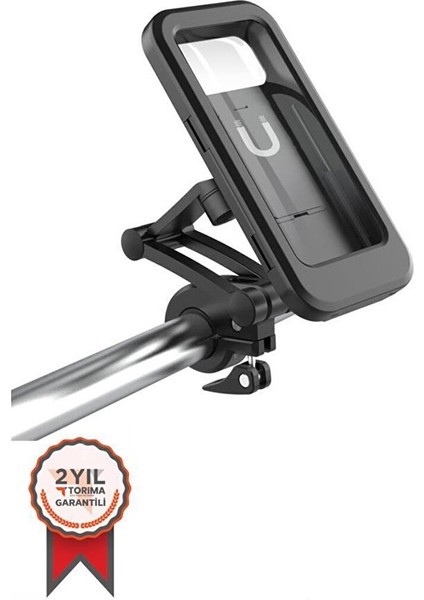 Torima JX-021 Su Geçirmez Bisiklet Motorsiklet Atv Motosiklet Telefon Tutucu Tutacağı