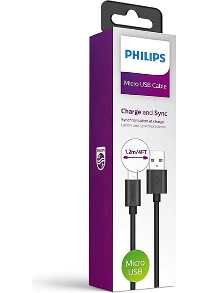 3A 45W Usba To Universal Micro Hızlı Data ve Şarj Kablosu 1.2metre DLC3104U modelleri