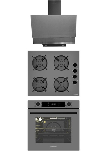 Master Gri Cam Ankastre SET(3000-GLS640-MFA627)